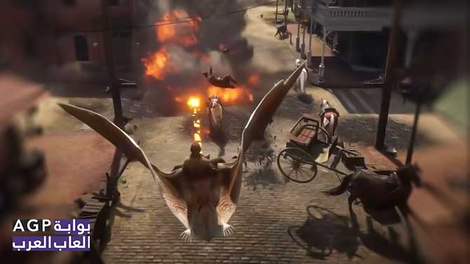 Red Dead Redemption 2 قريباً خفاش عملاق يقذف النيران, شاهد الفيديو..