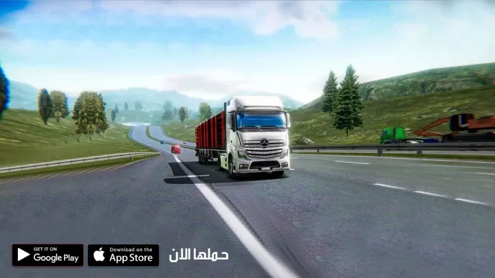 لعبة محاكي الشاحنة الاوروبية Truck Simulator Europe 2 الأكثر واقعية للموبايل