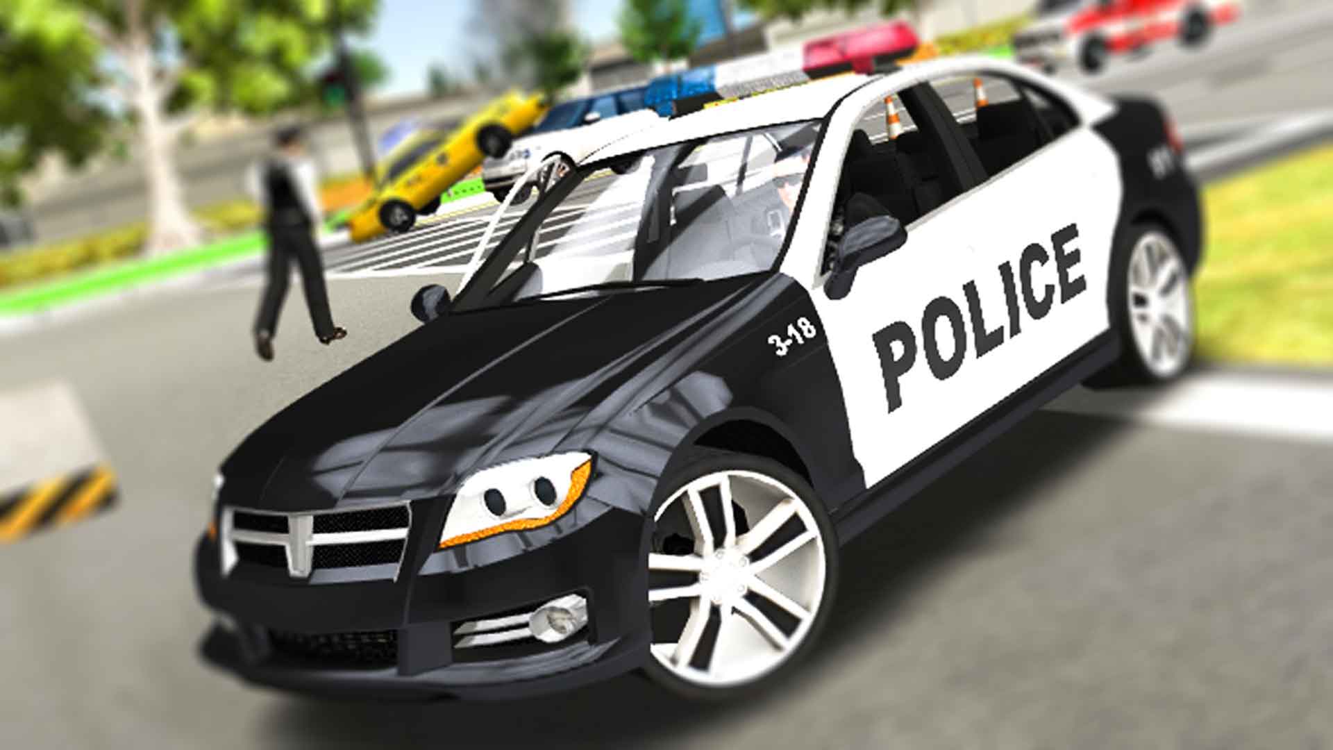 لعبة محاكاة مطاردة المجرمين Police Car Chase simulator