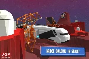 لعبة بناء الجسر الهندسية Build a Bridge للموبايل
