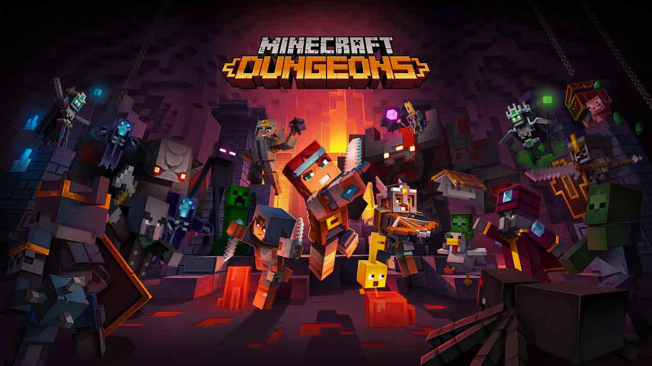 الإعلان عن تاريخ اصدار Minecraft Dungeons على متجر Steam