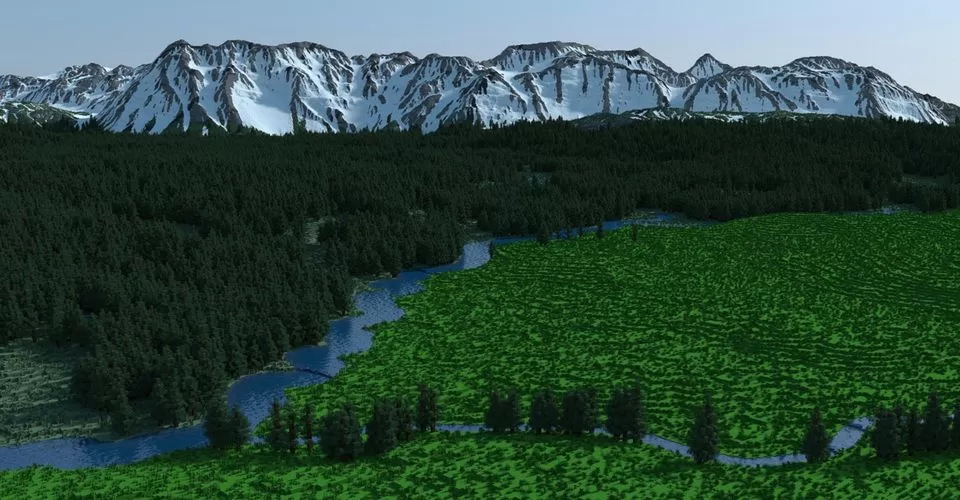 أحد معجبي Minecraft يقوم بإنشاء خريطة فائقة الواقعية