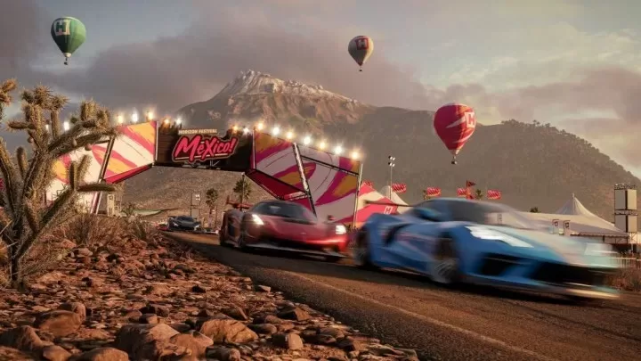 عرض الإطلاق الخاص بلعبة Forza Horizon 5