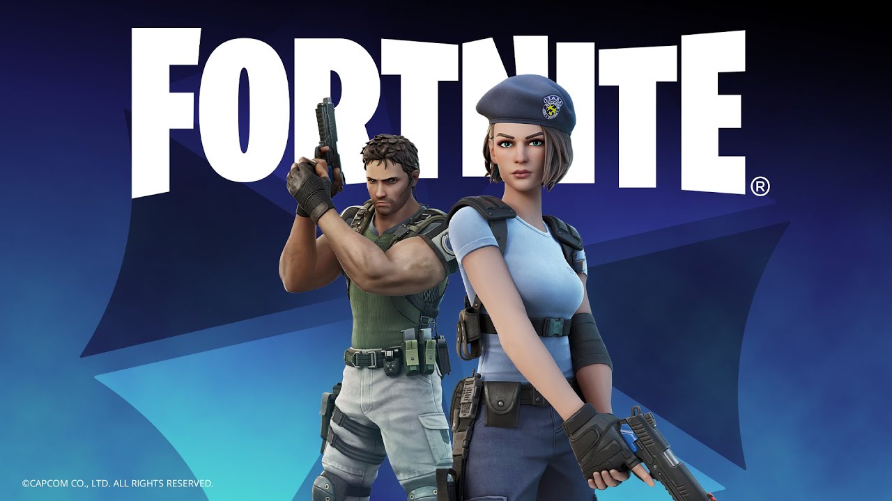 resident evil chris redfield and jill valentine costumes now available in fortnite Zx LS7Luds